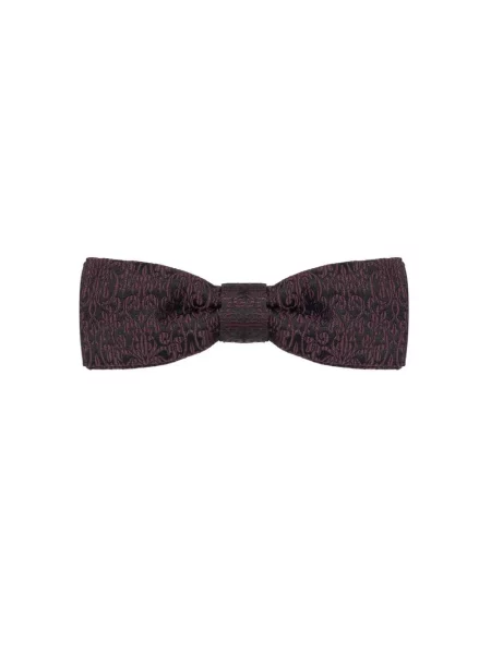 Satynowy krawat Dolce And Gabbana czarny