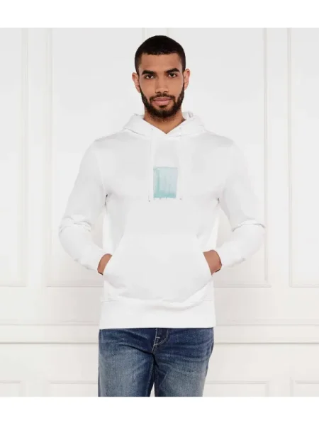 Calvin Klein Jeans Hanorac alb