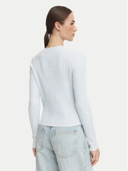 Tommy Jeans Kardigán világoskék