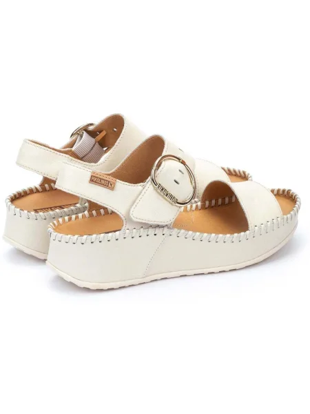 Pantofi Pikolinos de lână alb