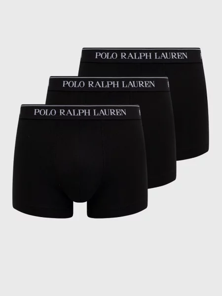 Polo Ralph Lauren Set 3 perechi de boxeri negru
