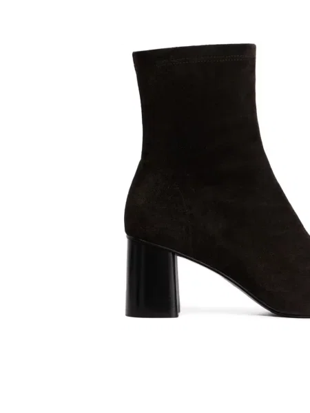Cizme scurte 12 Storeez din piele de căprioară maro