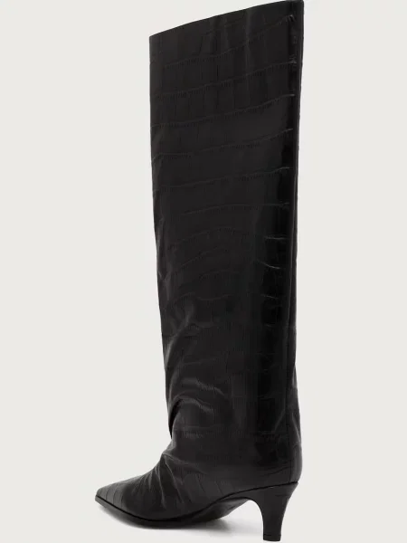 Кожаные сапоги Answear.lab