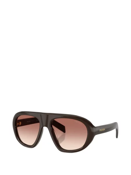 Napszemüveg Prada Eyewear autogrammal barna