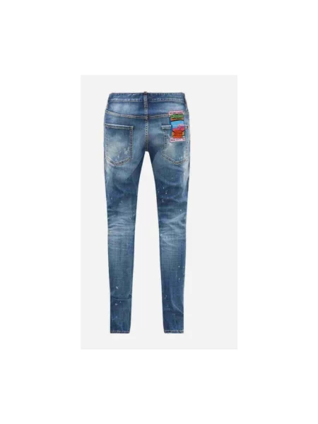 Jeansy Dsquared2 niebieskie