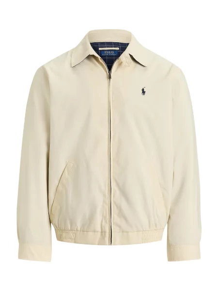 Polo Ralph Lauren Geacă de primăvară-toamnă BI-SWING gri piatră bej