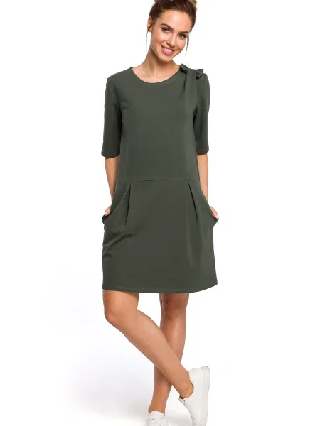 Sukienka mini Made Of Emotion szara