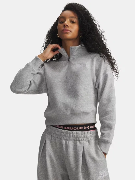 Hanorac din fleece Under Armour din fleece gri