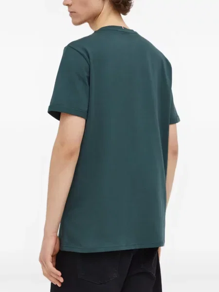 Tricou Les Deux cu autograf verde
