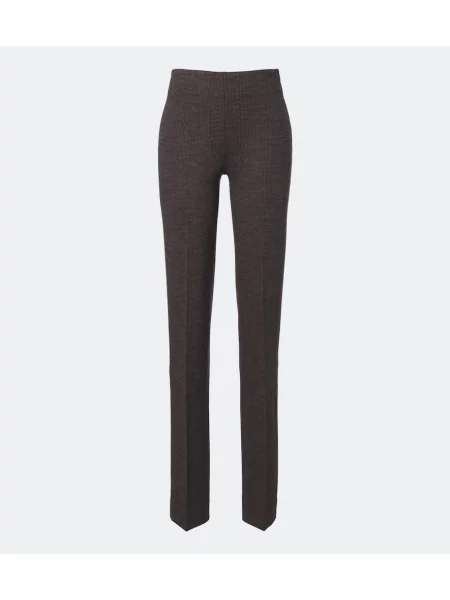 Pantaloni Ralph Lauren Collection de lână maro