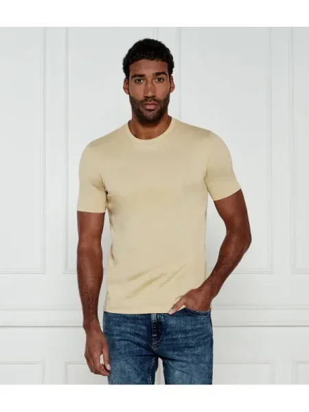 HUGO Tricou Dimerstee | stretch bej
