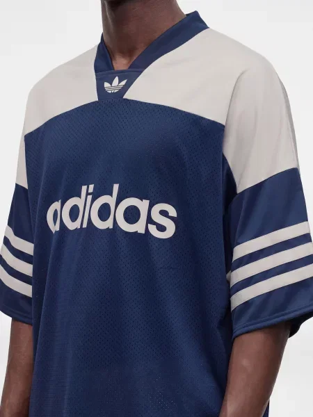 ADIDAS ORIGINALS Tričko krémová / námornícka modrá