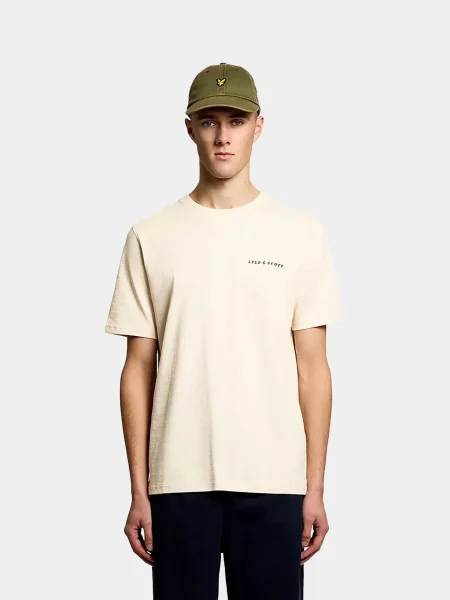 Футболка Lyle & Scott бежевий