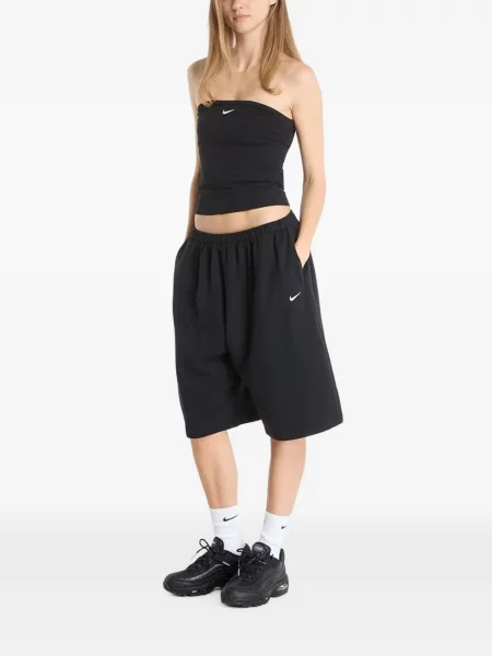 Pantaloni scurți Nike cu broderie negru