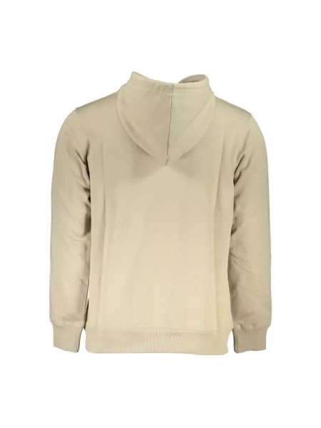 Bluza z kapturem Calvin Klein Jeans z kapturem beżowa