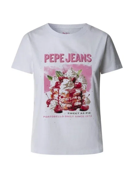 Tričko Pepe Jeans biela