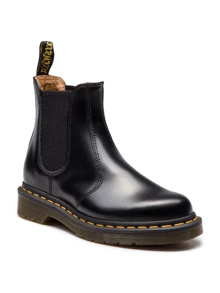 Dr. Martens Kotníková obuv s elastickým prvkem Ys černá