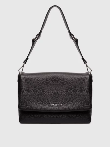 Кожаная сумка Gianni Notaro черная