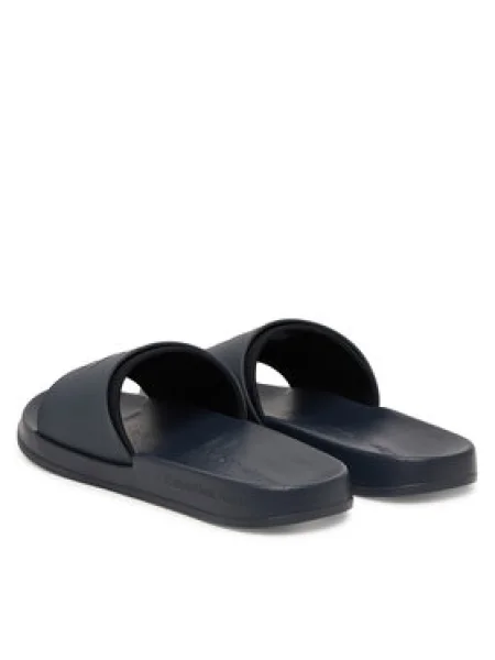 Calvin Klein Papucs Ess Slide Rubber Neoprene Sötétkék kék