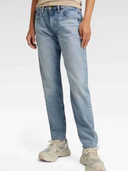 Джинси бойфренди G-star Raw блакитні