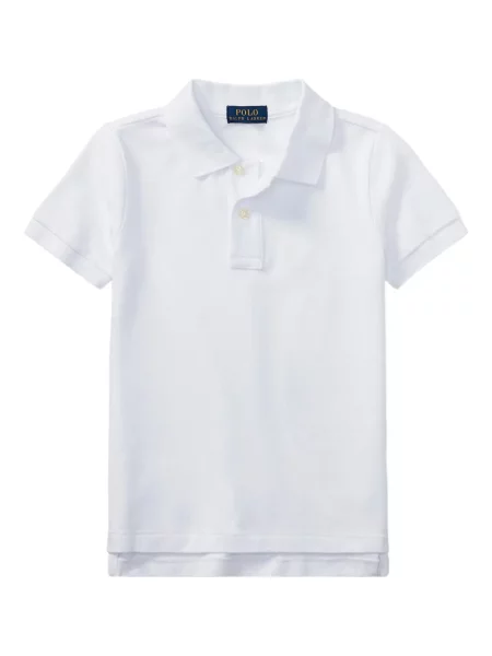 Koszulka polo dziecięca Polo Ralph Lauren biała