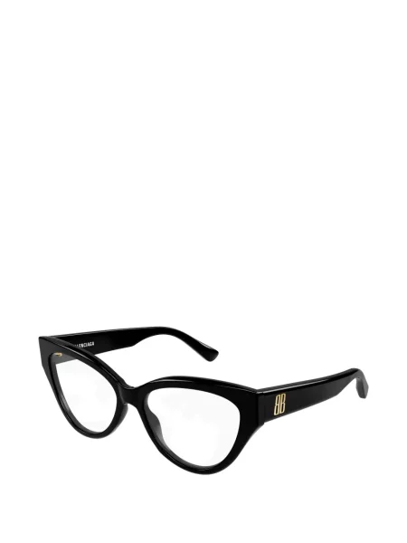 Γυαλιά ηλίου cat eye Balenciaga Eyewear με αυτόγραφο μαύρο