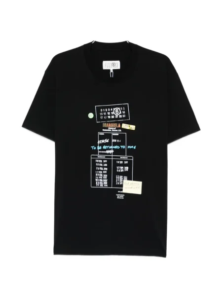 Majica Mm6 Maison Margiela s printom crna