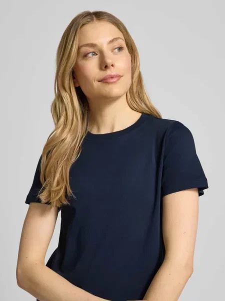 T-shirt o kroju regular fit z czystej bawełny Tom Tailor