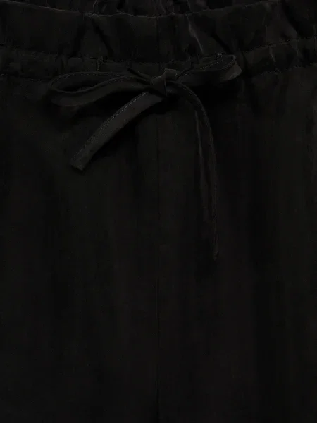 MANGO Pantaloni Washy' negru