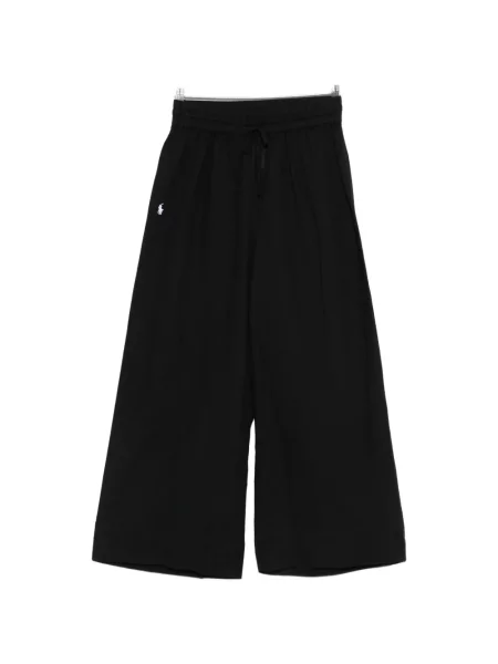 Pantaloni Polo Ralph Lauren cu broderie cu cordon negru