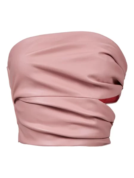 Bluzka Lika drapowana różowa