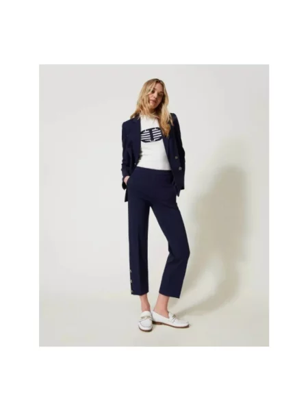 Spodnie Twinset niebieskie
