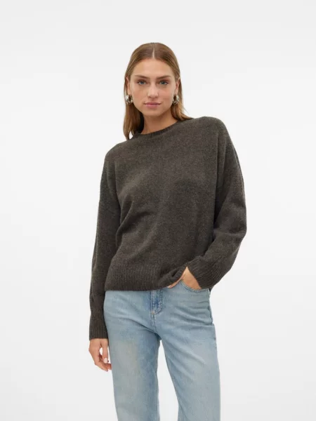 Vero Moda Sveter Boom hnedá