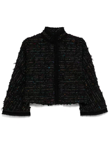 Geacă Shiatzy Chen din tweed negru