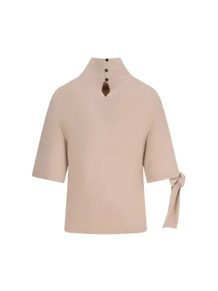 Sweter Jacquemus wełniany beżowy