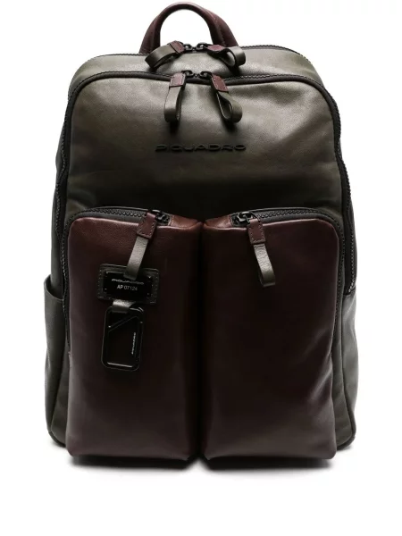 Rucsac Piquadro cu autograf verde