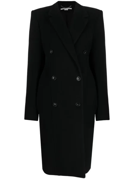 Palton Stella Mccartney de lână negru