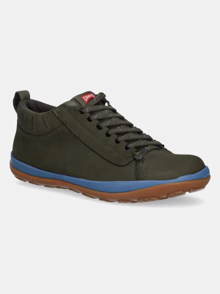 Camper sneakers din piele întoarsă Peu Pista GM verde