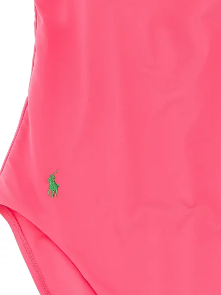 Polo majica Polo Ralph Lauren s printom s vezicama ružičasta
