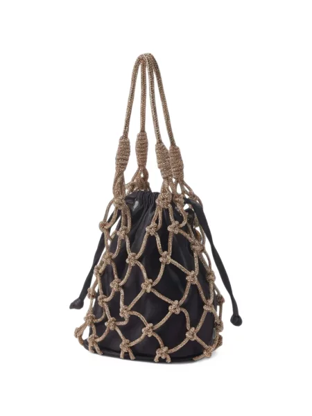 Geantă shopper Judith Leiber negru