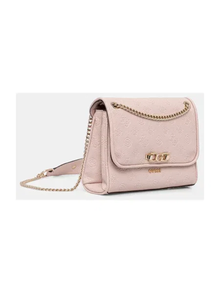 Guess torebka crossbody ANISE różowa