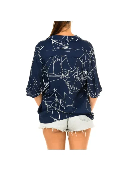 Blúzka Superdry modrá