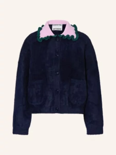 Essentiel Antwerp Kardigan blau różowy