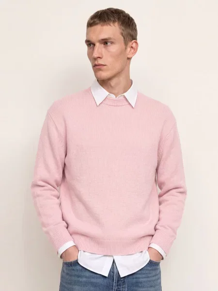 Arket Sweter pink różowy