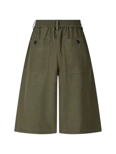 Pantaloni scurți Tomboy plisate verde