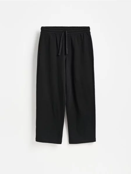 Reserved Pantaloni baggy negru
