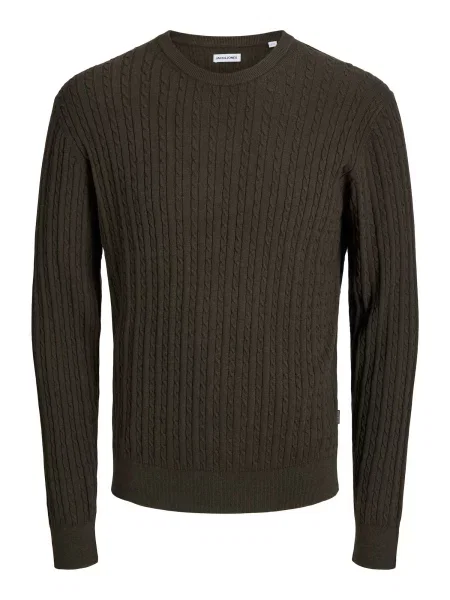 JACK & JONES Pulover JJEEmil închis verde
