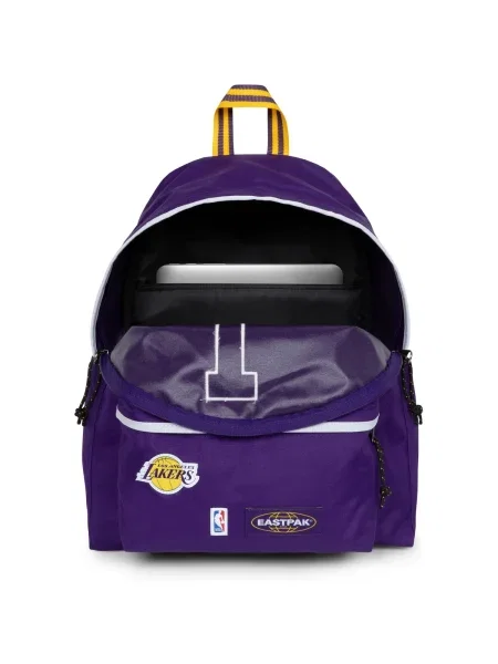 EASTPAK Rucsac Day Pak'r galben / mov închis / alb violet