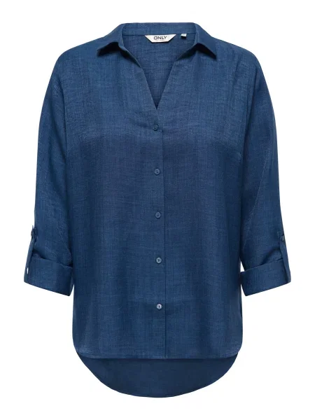 ONLY Bluză ONLRILLO MELLI denim albastru