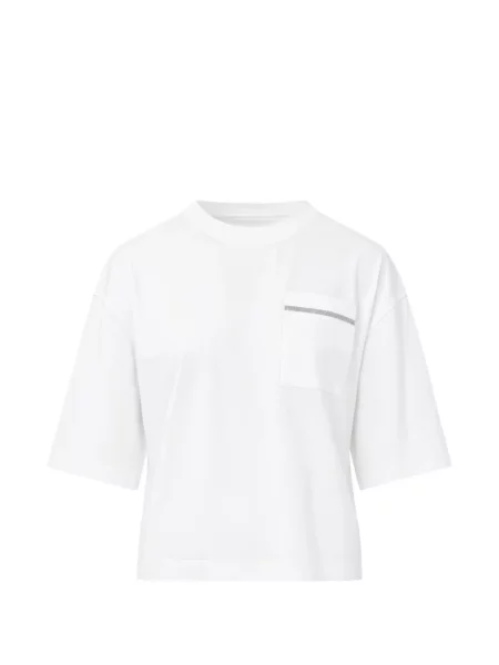 Tricou Brunello Cucinelli alb